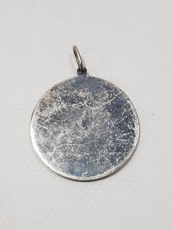 1971 TARİHLİ ÜST DÜZEY ÜÇGEN GÜMÜŞ MASON MADALYA 