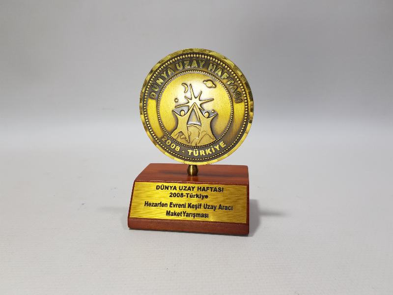 2008 TÜRKSAT DÜNYA UZAY HAFTASI MAKET YARIŞMASI MADALYASI