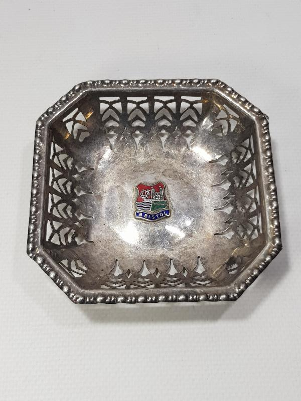 ANTİKA AJUR İŞÇİLİKLİ GÜMÜŞ KAPLAMA ŞEKERLİK