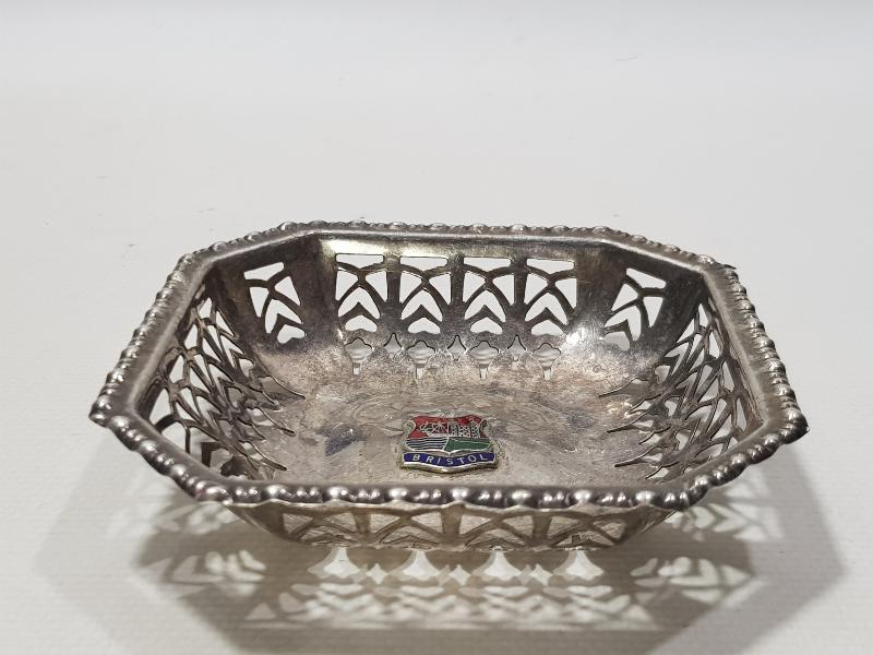 ANTİKA AJUR İŞÇİLİKLİ GÜMÜŞ KAPLAMA ŞEKERLİK