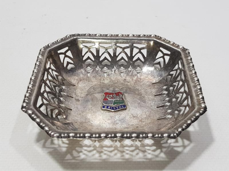 ANTİKA AJUR İŞÇİLİKLİ GÜMÜŞ KAPLAMA ŞEKERLİK