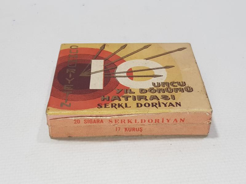 CUMHURİYETİN 10. YIL DÖNÜMÜ HATIRASI SERKL DORİYAN SİGARA KUTUSU