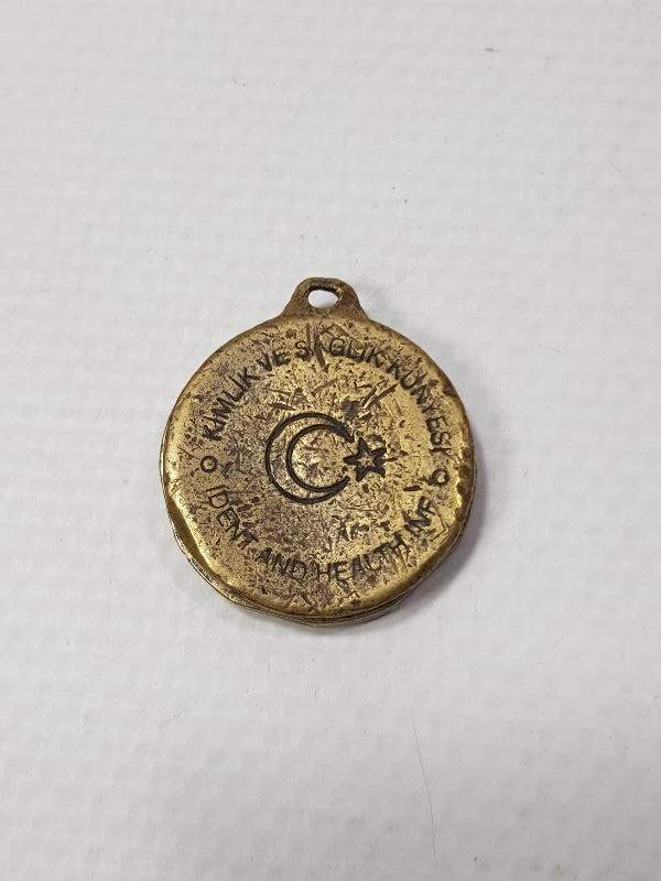 HACI İŞİ ANTİKA KÜNYE KOLYE UCU