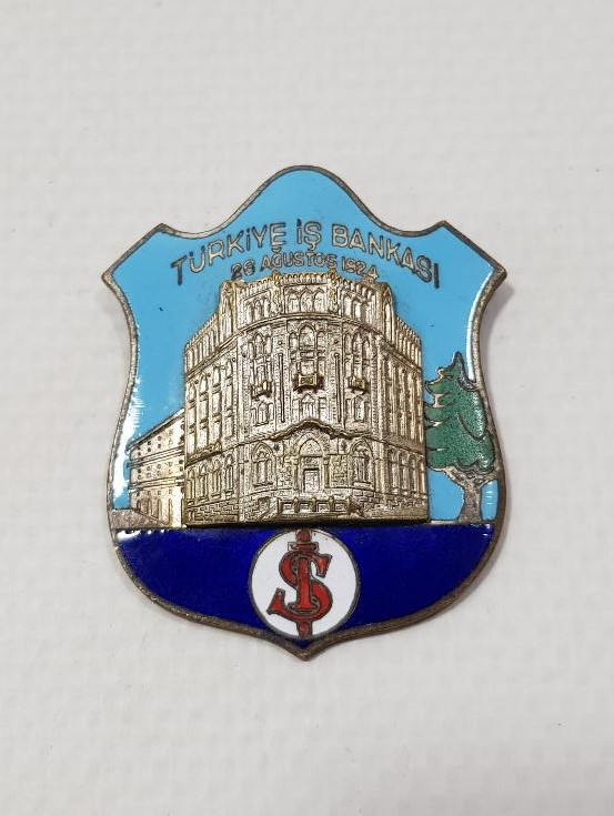İŞ BANKASI ÇOK NADİR MİNELİ MADALYON ROZET