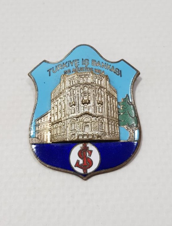 İŞ BANKASI ÇOK NADİR MİNELİ MADALYON ROZET