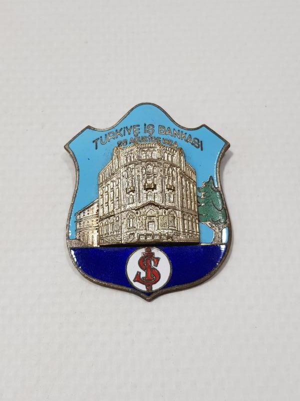 İŞ BANKASI ÇOK NADİR MİNELİ MADALYON ROZET
