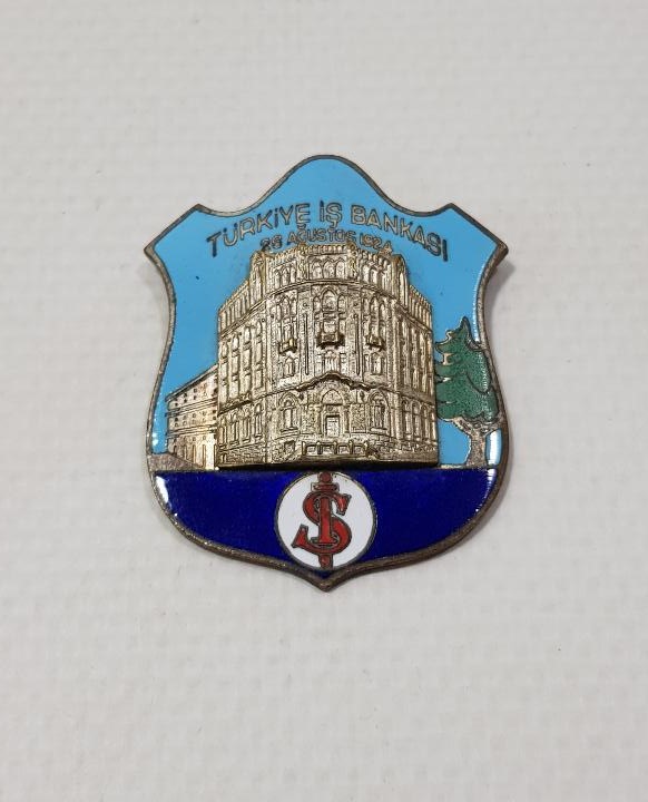 İŞ BANKASI ÇOK NADİR MİNELİ MADALYON ROZET