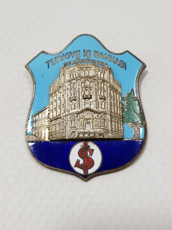 İŞ BANKASI ÇOK NADİR MİNELİ MADALYON ROZET