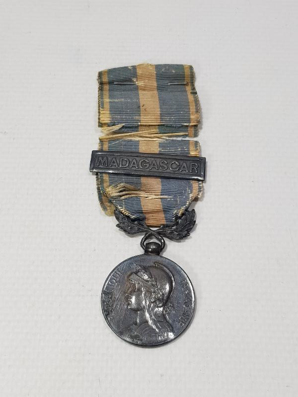 MADAGASKAR GÜMÜŞ FRANSIZ KOLONİ MADALYASI 