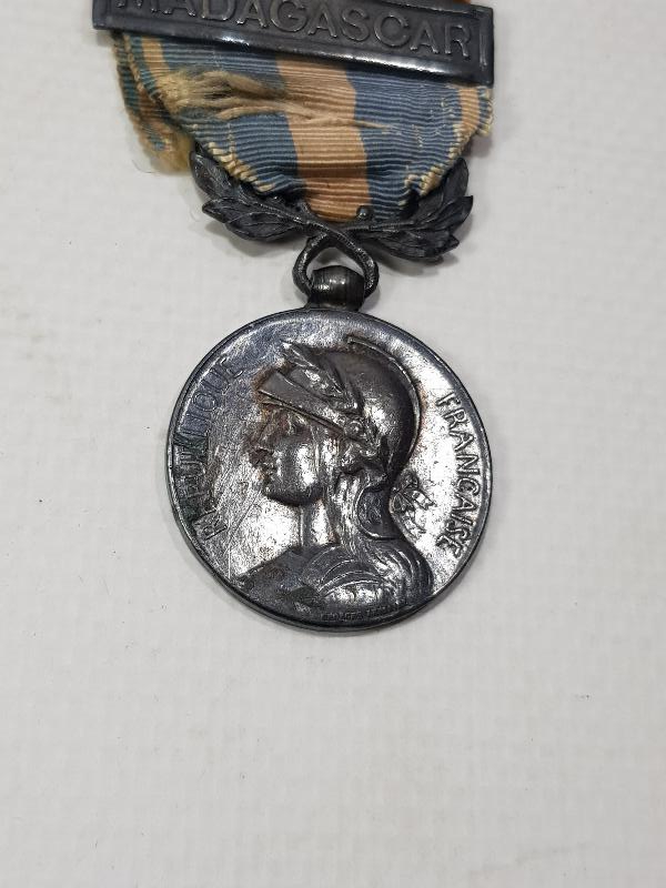 MADAGASKAR GÜMÜŞ FRANSIZ KOLONİ MADALYASI 