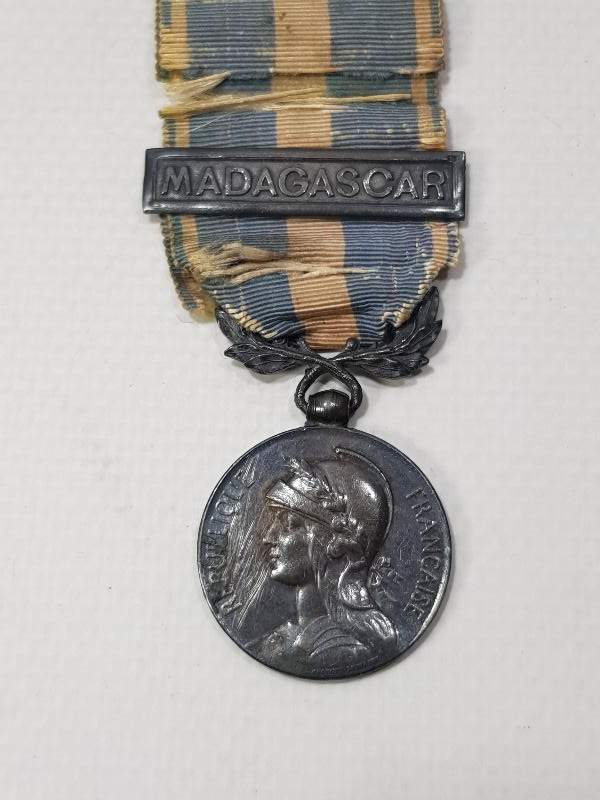 MADAGASKAR GÜMÜŞ FRANSIZ KOLONİ MADALYASI 