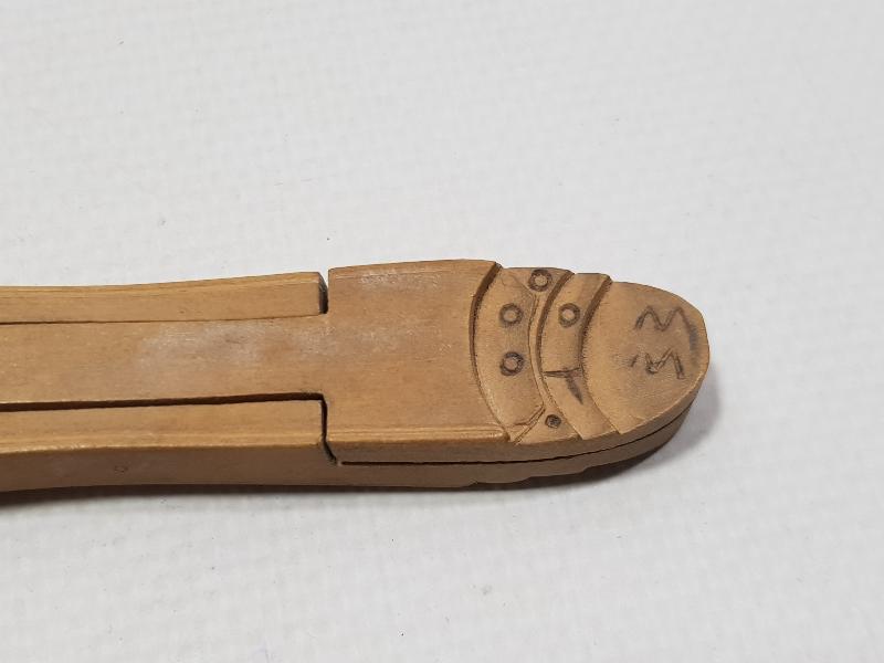 ORJİNAL BEZ KILIFINDA OSMANLICA YAZILI ÇOK NADİR ŞİMŞİR KUYUMCU TERAZİSİ