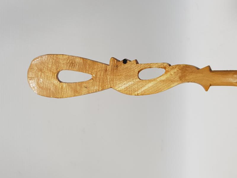 OSMANLI DEVLET ARMALI AHŞAP KAŞIK 