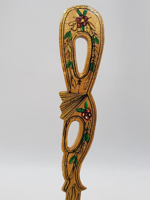 OSMANLI DEVLET ARMALI AHŞAP KAŞIK 