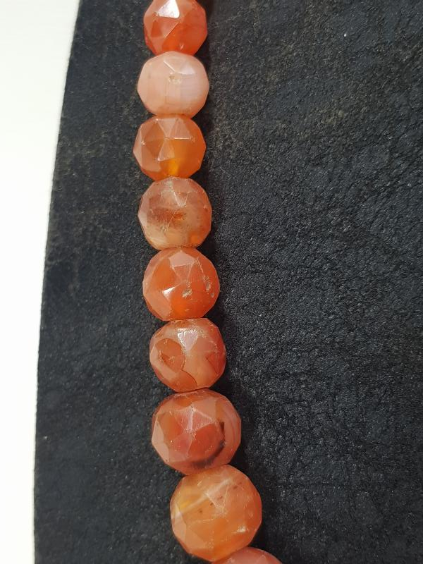 OSMANLI DÖNEMİ FASETA KESİM AKİK TAŞLI GERDANLIK 