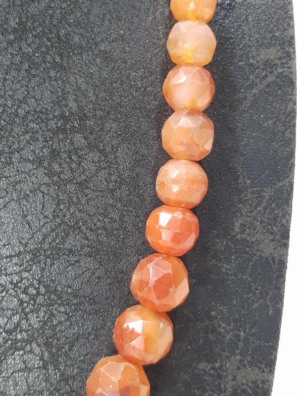 OSMANLI DÖNEMİ FASETA KESİM AKİK TAŞLI GERDANLIK 