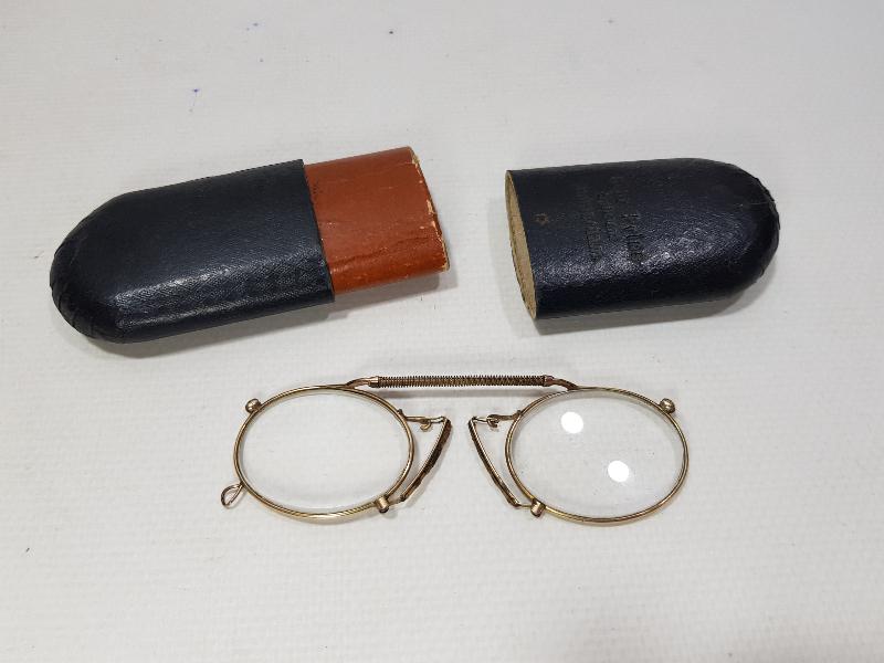 OSMANLI DÖNEMİ ORJİNAL KUTUSUNDA ALTIN TÜCCAR GÖZLÜĞÜ