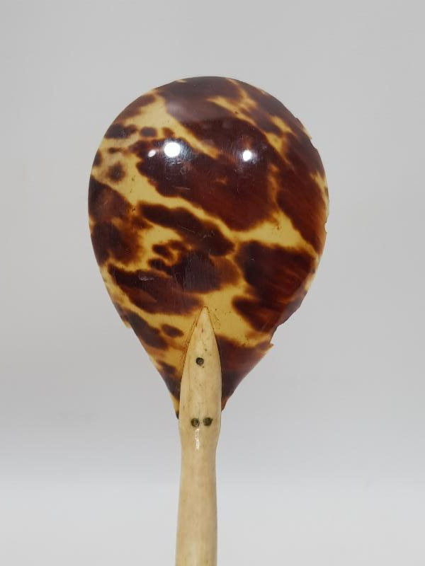 OSMANLI DÖNEMİ TEKKE İŞİ ÇOK NADİR BAĞA FİL DİŞİ MERCAN KAŞIK