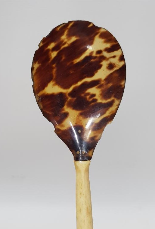 OSMANLI DÖNEMİ TEKKE İŞİ ÇOK NADİR BAĞA FİL DİŞİ MERCAN KAŞIK