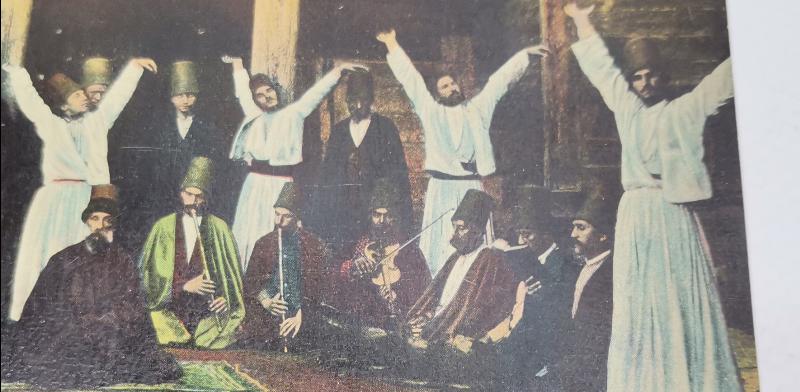 OSMANLI KARTPOSTAL: SEMAZEN DERVİŞLER