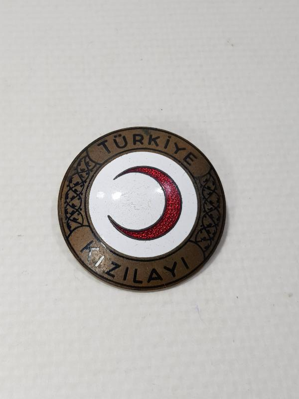 TÜRKİYE KIZILAYI ÇOK NADİR BÜYÜK BOY MİNELİ ROZET