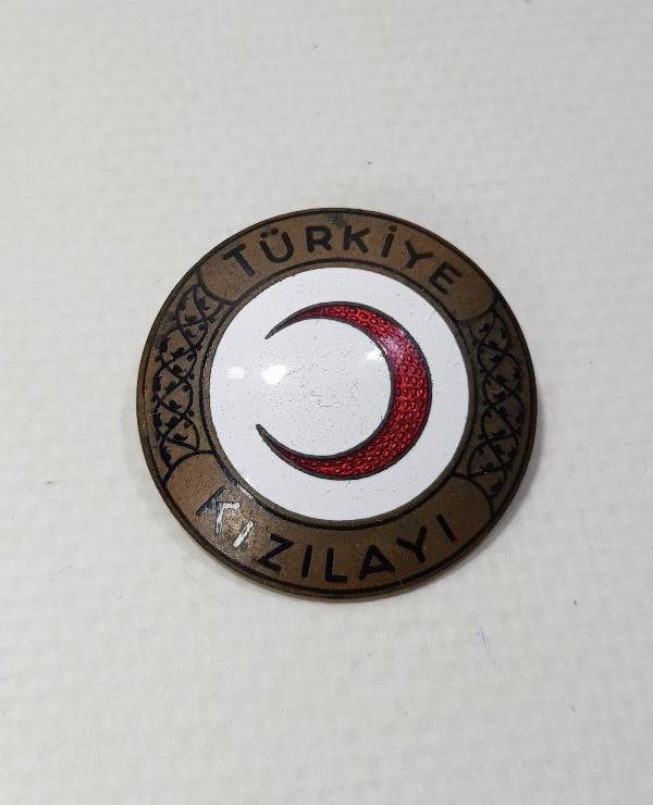 TÜRKİYE KIZILAYI ÇOK NADİR BÜYÜK BOY MİNELİ ROZET