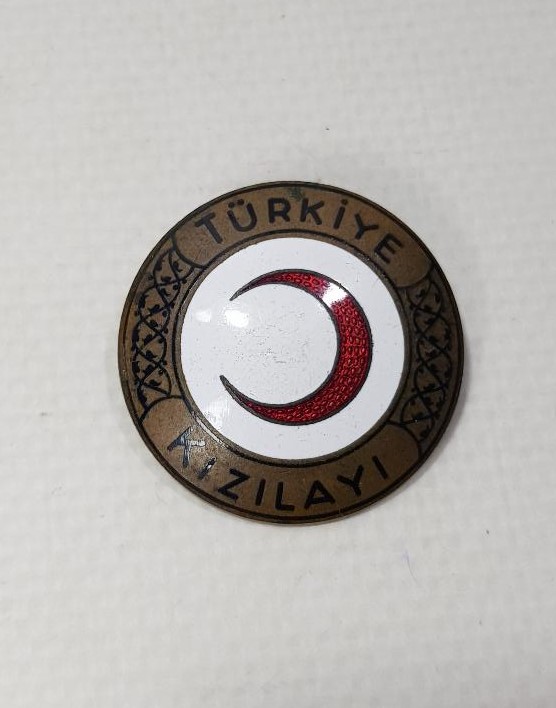 TÜRKİYE KIZILAYI ÇOK NADİR BÜYÜK BOY MİNELİ ROZET