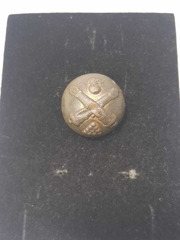 1. DÜNYA SAVAŞI DÖNEMİ NADİR TOPÇU SUBAY DÜĞMESİ 