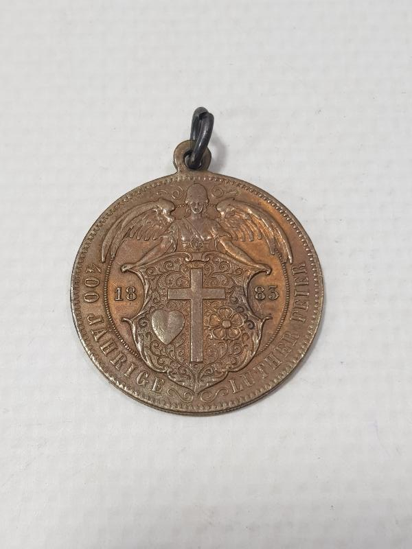 1883 TARİHLİ MARTİN LUTHER MADALYONU