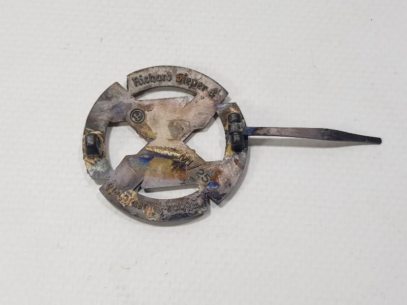 2. DÜNYA SAVAŞI ALMAN NAZİ SS SUBAY ROZETİ 