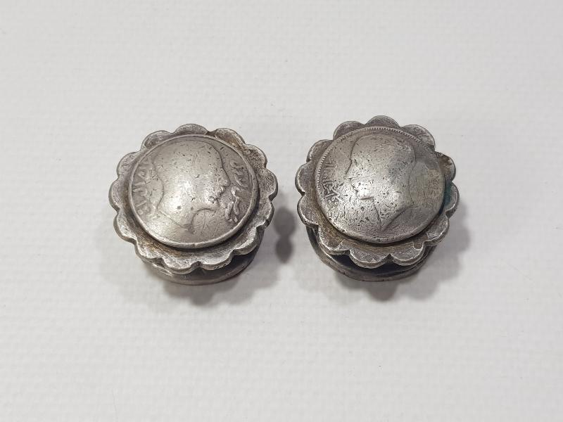 ANTİKA TÜRKMEN İŞİ GÜMÜŞ AT SÜSLERİ 