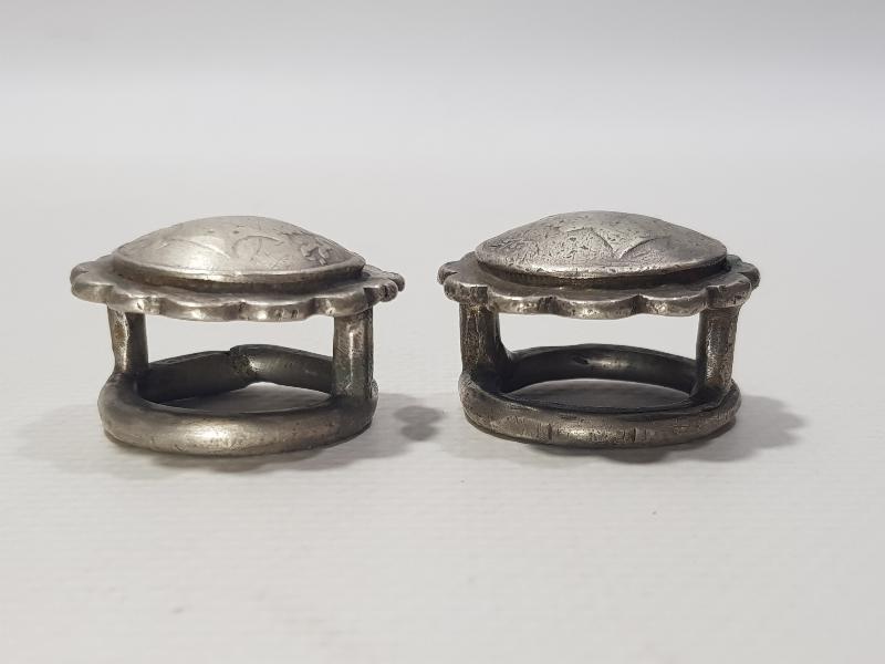 ANTİKA TÜRKMEN İŞİ GÜMÜŞ AT SÜSLERİ 