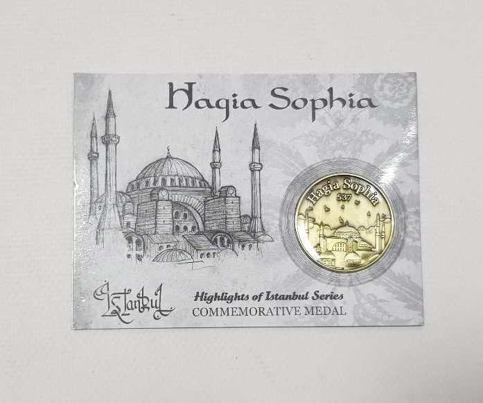 AYASOFYA CAMİİ HATIRA MADALYON