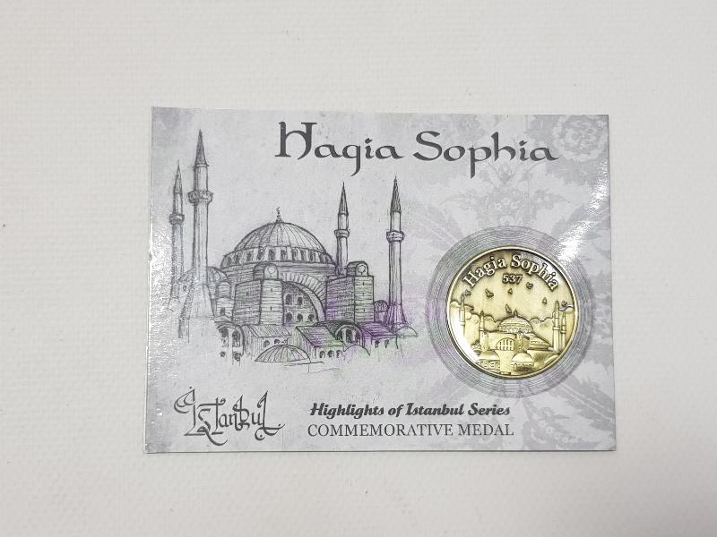 AYASOFYA CAMİİ HATIRA MADALYON