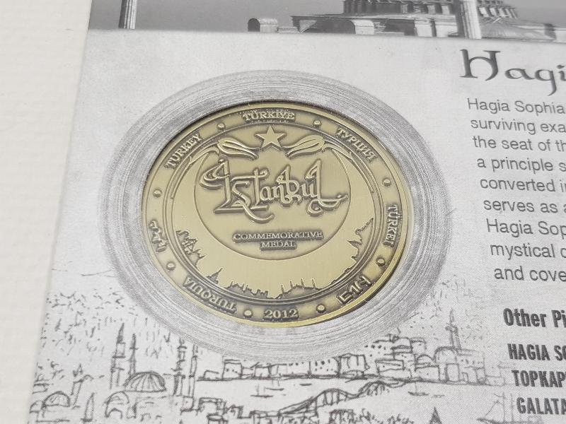 AYASOFYA CAMİİ HATIRA MADALYON