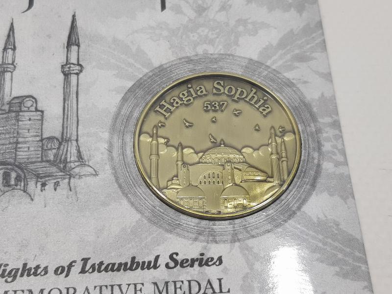 AYASOFYA CAMİİ HATIRA MADALYON