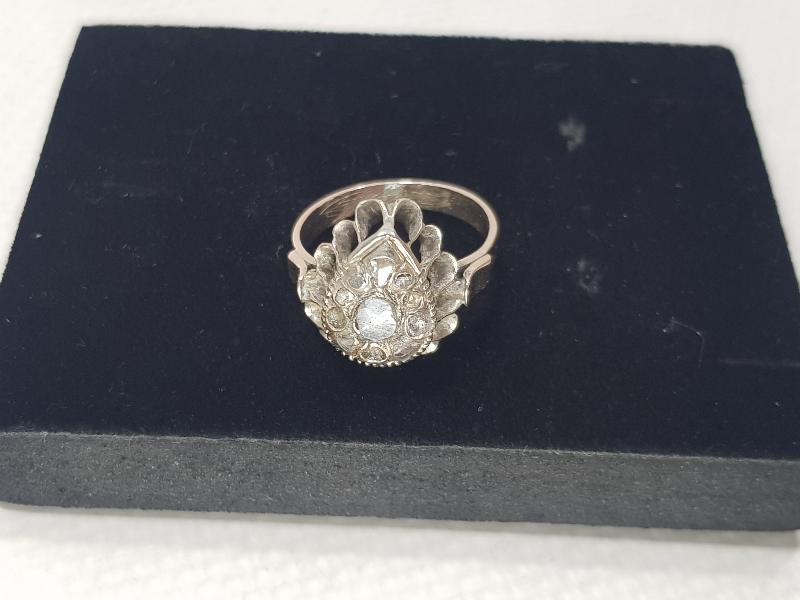 OSMANLI DÖNEMİ DAMLA MODEL ELMAS YÜZÜK