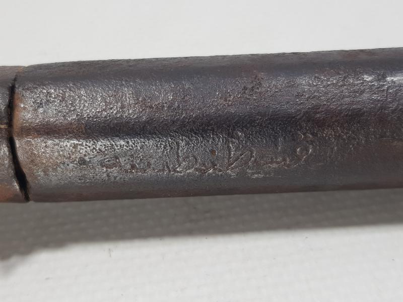 OSMANLICA KONSTANTINİYYE YAZILI PİŞTOV NAMLUSU