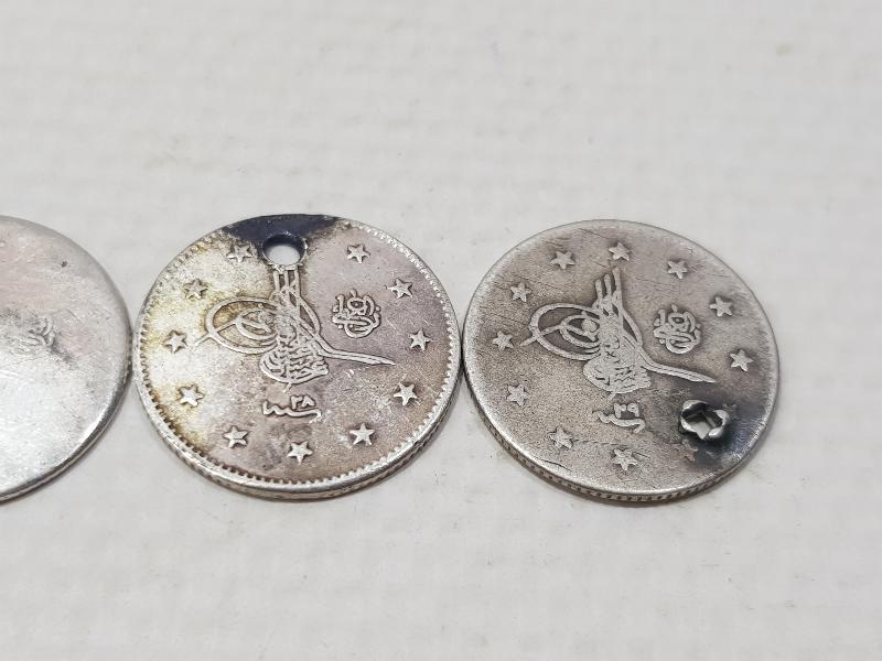 SULTAN ABDÜLHAMİD HAN DÖNEMİ GÜMÜŞ 2 KURUŞLAR