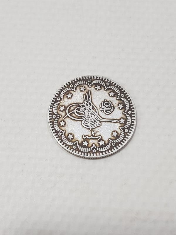SULTAN ABDÜLHAMİD HAN DÖNEMİ GÜMÜŞ 5 KURUŞ MECİDİYE PARA