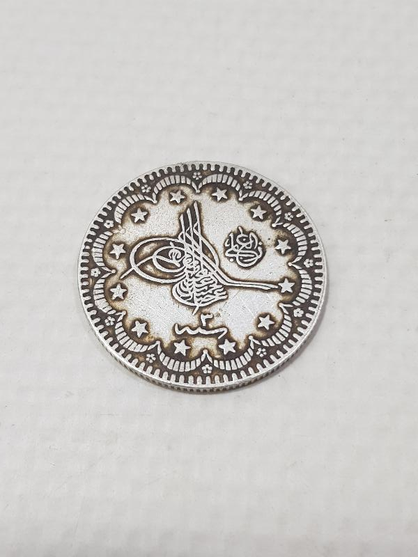 SULTAN ABDÜLHAMİD HAN DÖNEMİ GÜMÜŞ 5 KURUŞ MECİDİYE PARA