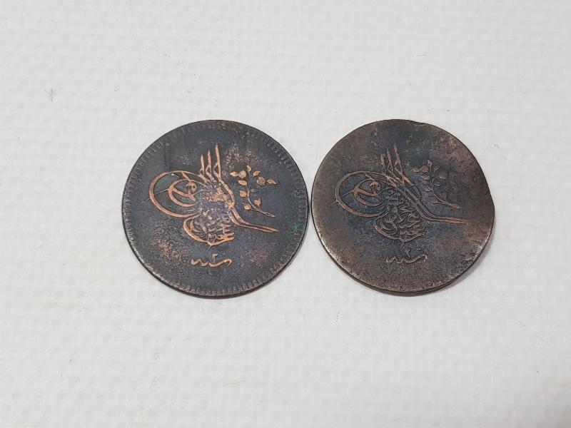 SULTAN ABDÜLMECİD HAN DÖNEMİ İKİ ADET BAKIR 10 PARA