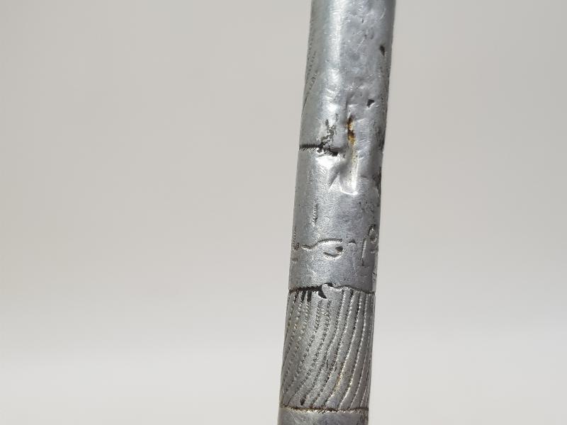 1. DÜNYA SAVAŞI ESİR OSMANLI ASKERİNİN YAPTIĞI ÜZERİ OSMANLICA YAZILI ESARET YADİGARI AĞIZLIK