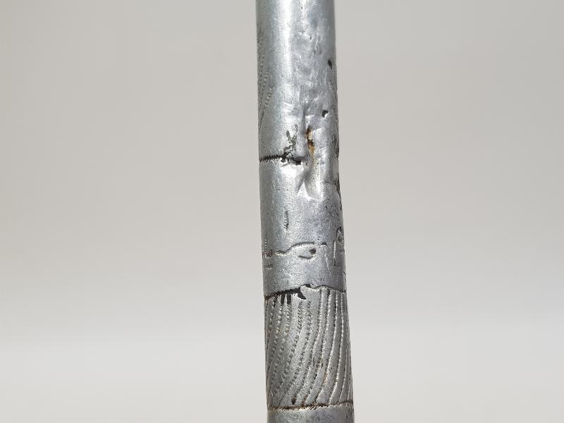 1. DÜNYA SAVAŞI ESİR OSMANLI ASKERİNİN YAPTIĞI ÜZERİ OSMANLICA YAZILI ESARET YADİGARI AĞIZLIK