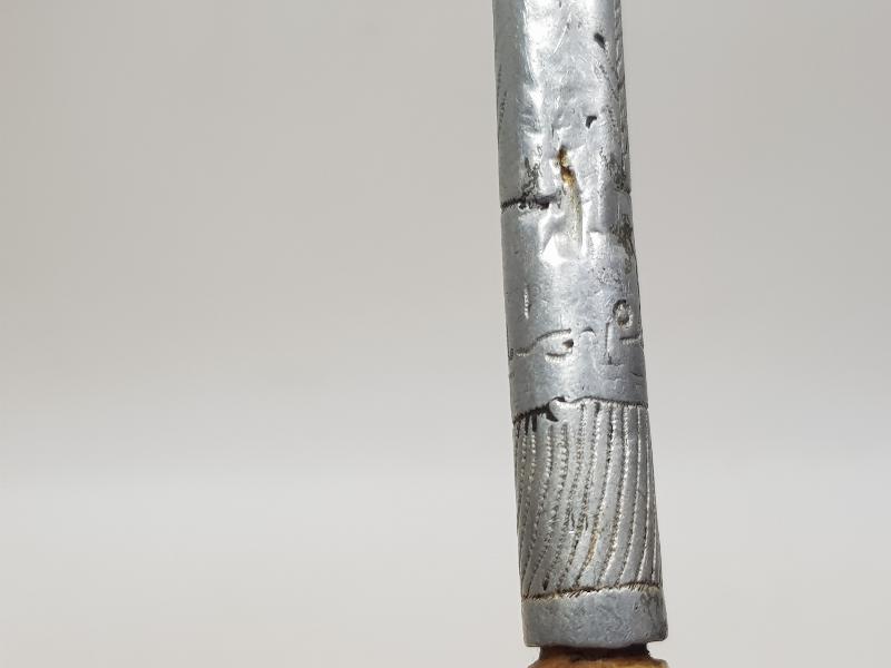 1. DÜNYA SAVAŞI ESİR OSMANLI ASKERİNİN YAPTIĞI ÜZERİ OSMANLICA YAZILI ESARET YADİGARI AĞIZLIK