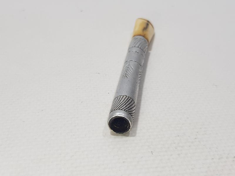 1. DÜNYA SAVAŞI ESİR OSMANLI ASKERİNİN YAPTIĞI ÜZERİ OSMANLICA YAZILI ESARET YADİGARI AĞIZLIK