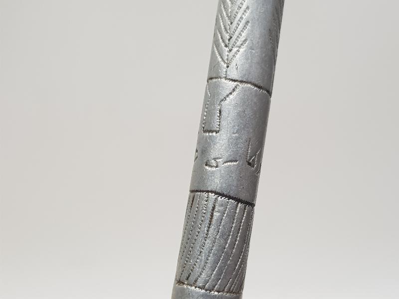 1. DÜNYA SAVAŞI ESİR OSMANLI ASKERİNİN YAPTIĞI ÜZERİ OSMANLICA YAZILI ESARET YADİGARI AĞIZLIK