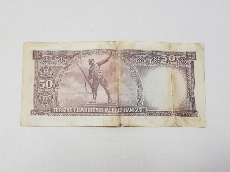 5. EMİSYON NADİR ASKER 50 LİRA KAĞIT PARA