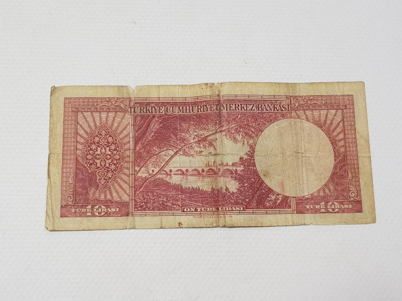 5. EMİSYON NADİR 10 LİRA KAĞIT PARA