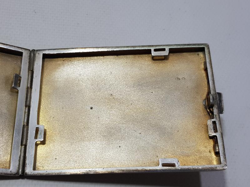 ANTİKA ALPAKA SİGARA KUTUSU